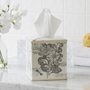 Etching Tissue Box Cover