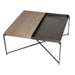 Metal Coffee Tables Wayfair Co Uk Iris Tray Metal Frame Coffee Table