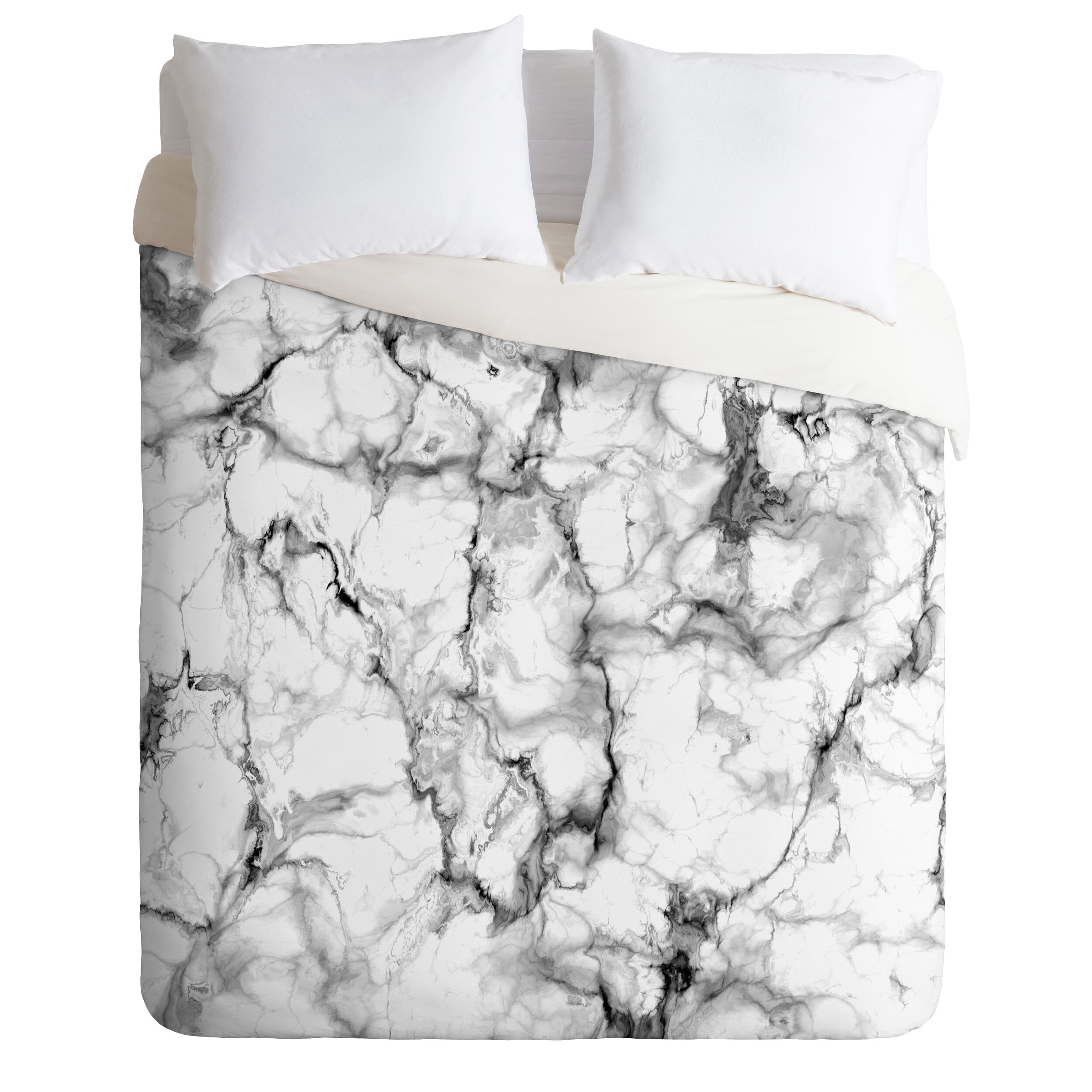 East Urban Home Chelsea Victoria Marble No 3 Duvet Cover Set Wayfair