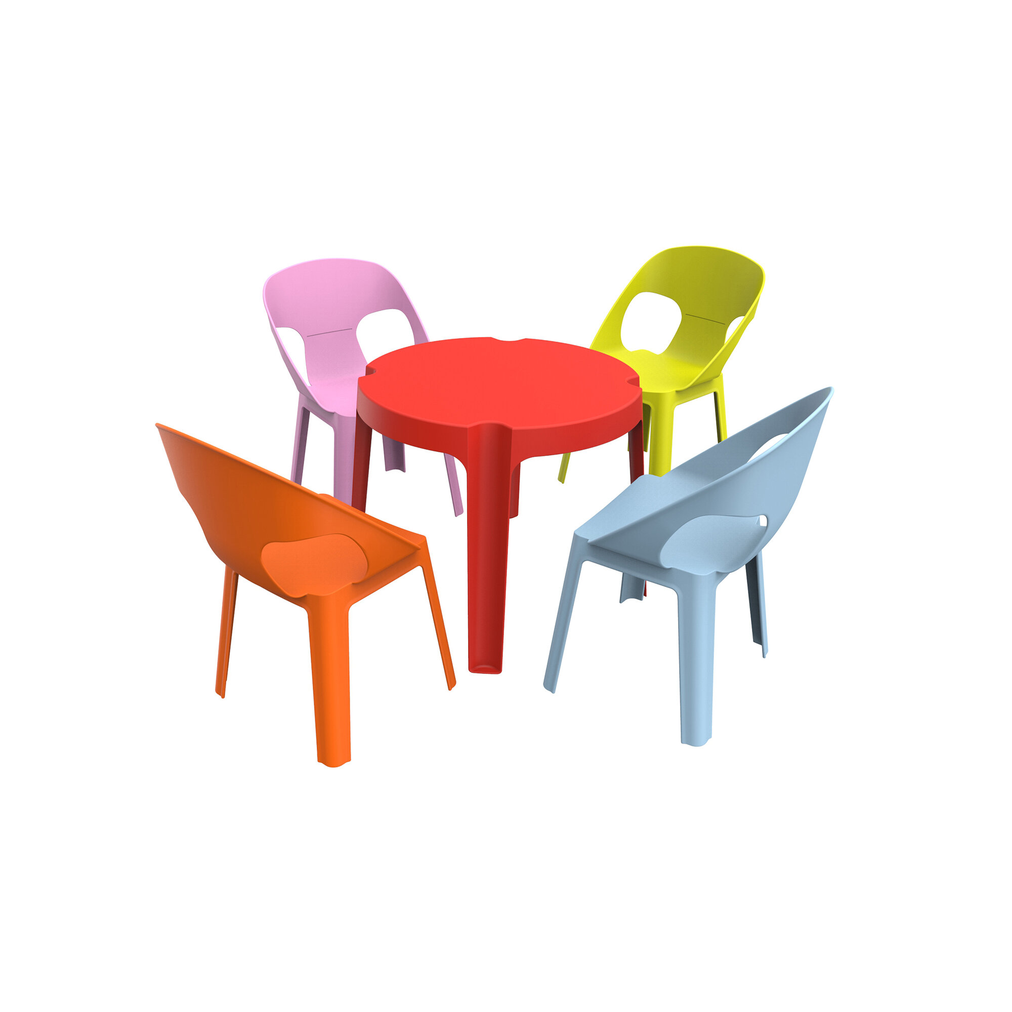 activity table with chairs