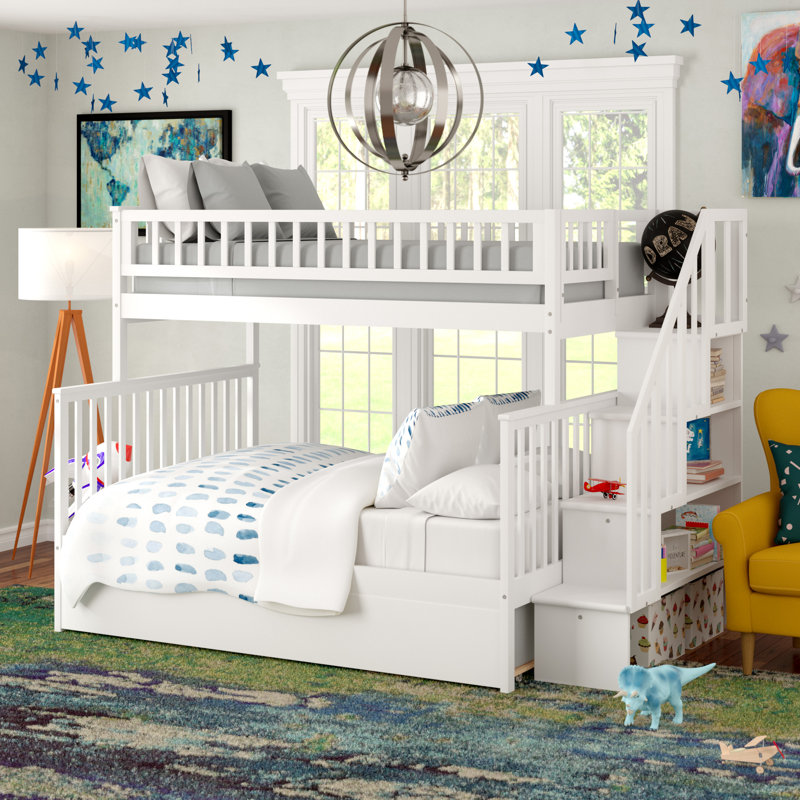 Viv + Rae Shyann Twin Over Full Bunk Bed with Trundle ...