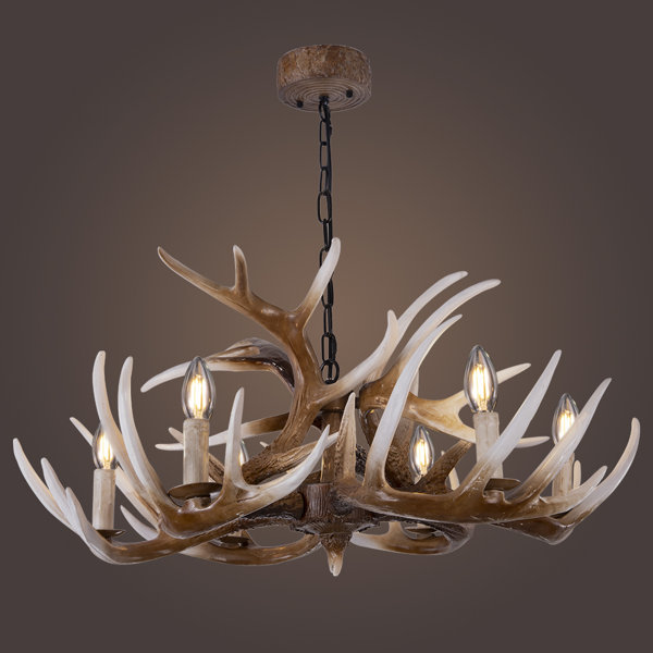 antler chandelier