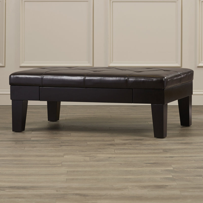 Darby Home Co Milton Drawer Ottoman & Reviews Wayfair