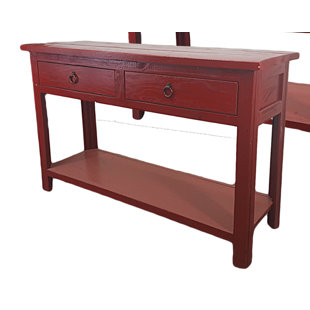 Red Console Tables You Ll Love Wayfair Ca Rustic Console Table
