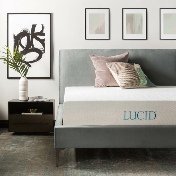 Lucid 12 Plush Gel Memory Foam Mattress by Lucid