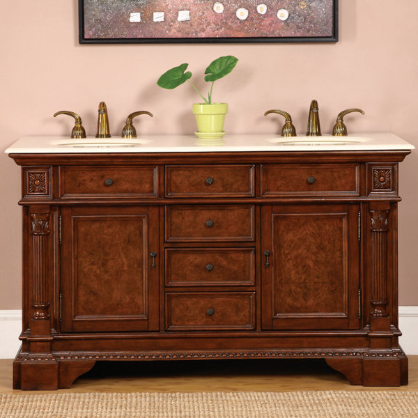 60 Double Bathroom Vanity Set by Astoria Grand