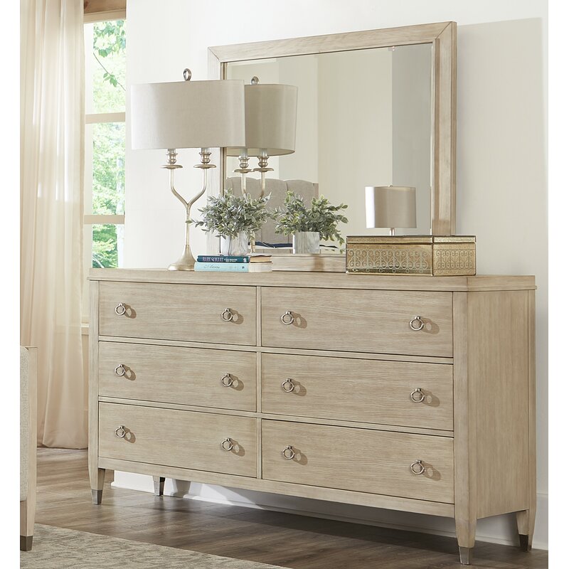 Sausalito 6 Drawer Standard Dresser With Mirror Reviews Joss