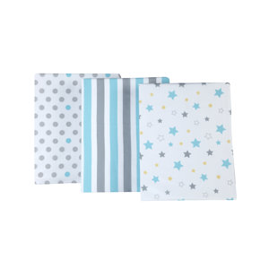 Twinkle Twinkle Fitted Crib Sheets (Set of 3)