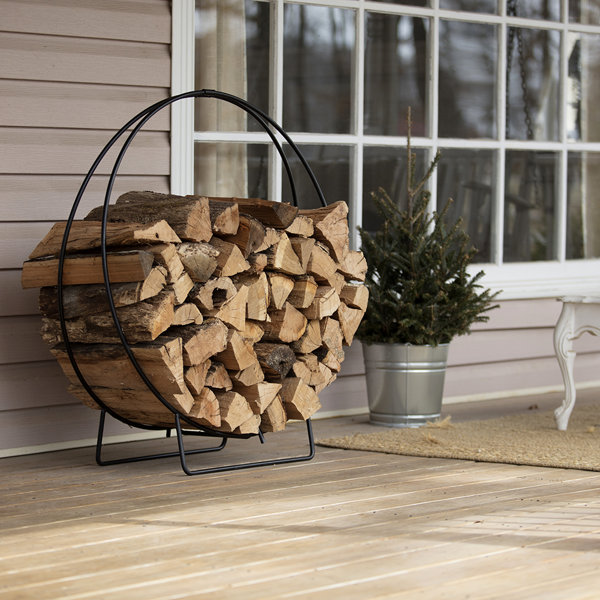 outdoor firewood storage