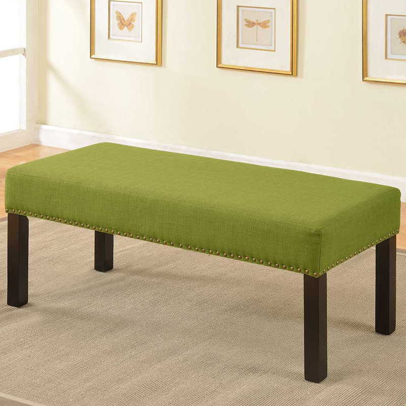 Container Fabric Upholstered Bench & Reviews Wayfair