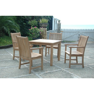 Homelegance Chicago Dining Set Wayfair Bahama Chicago 5 Piece Teak Dining Set