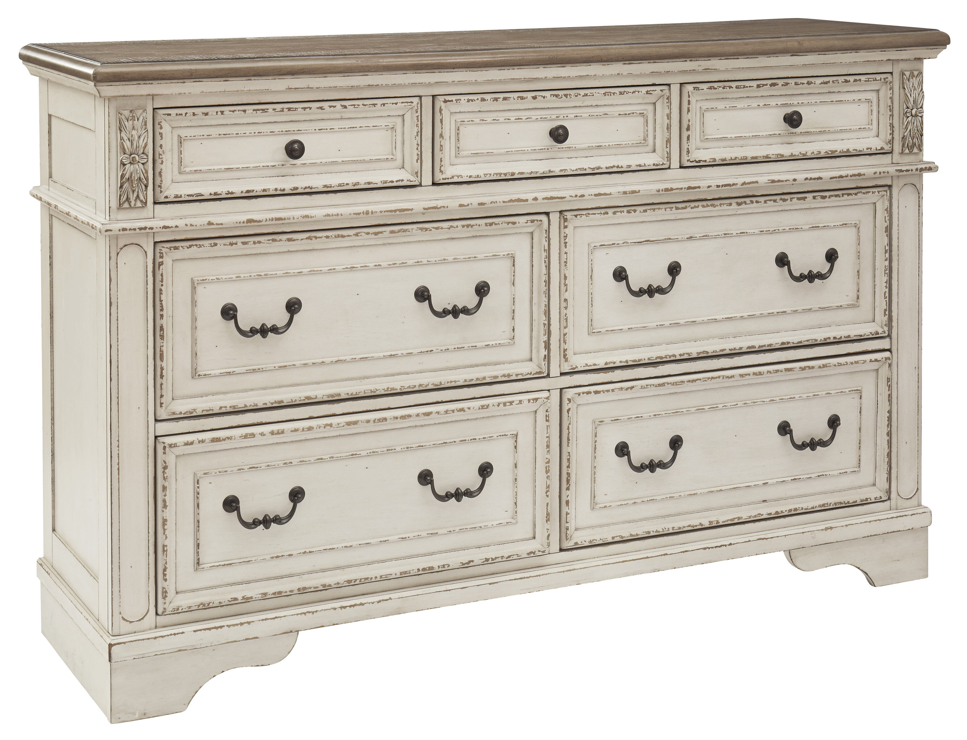 Ophelia Co Sara 7 Drawer Double Dresser Reviews Wayfair