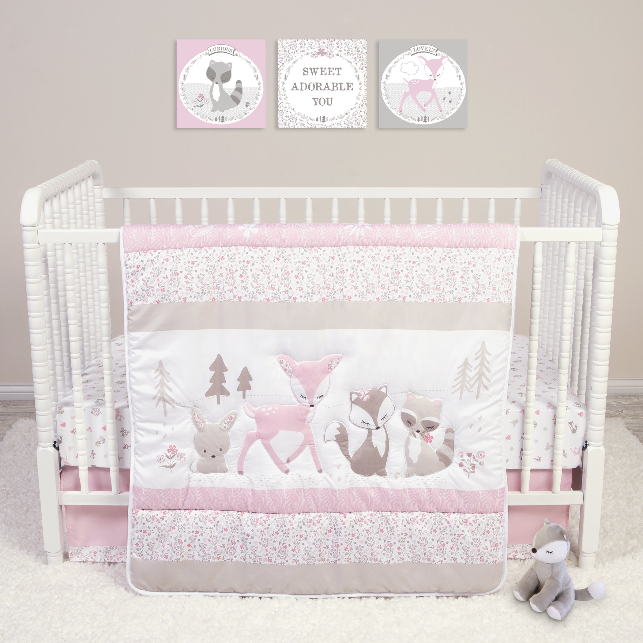 forest crib bedding