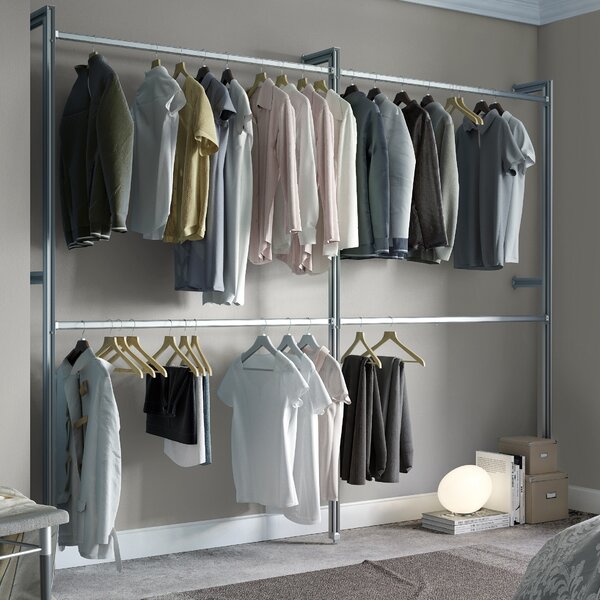 Space Pro Relax 233cm Wide Clothes Storage System & Reviews | Wayfair.co.uk