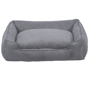 Corduroy Lounge Bolster Dog Bed