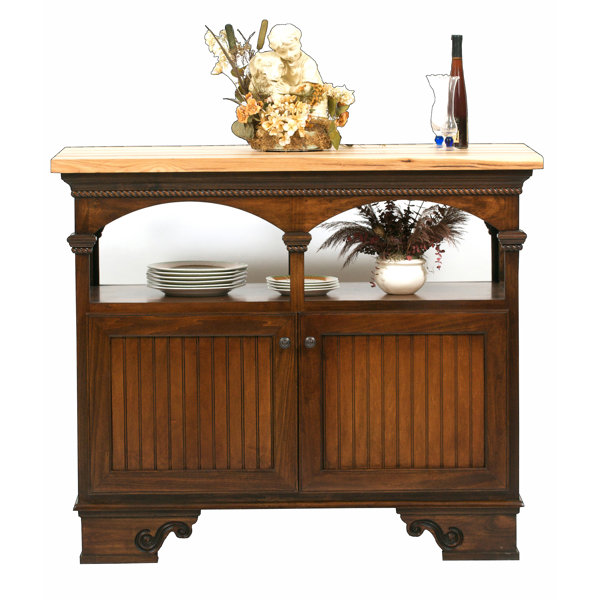 American Premiere Kitchen Island With Butcher Block Top By Eagle Furniture Manufacturing Great Reviews
