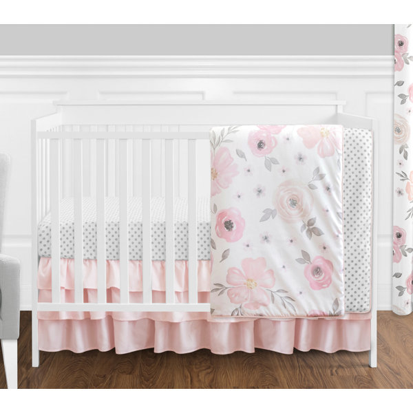 polka dot crib bedding