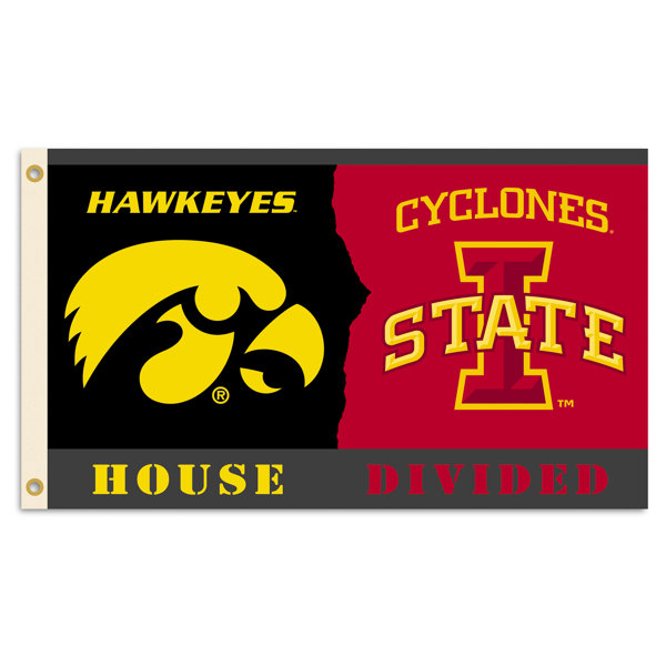 NCAA Rivalry House Polyester 3 x 5 ft. Flag by BSI Products