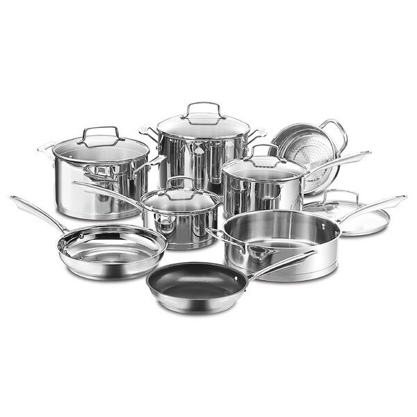 Professional 13 Piece Stainless Steel Cookware Set by Cuisinart