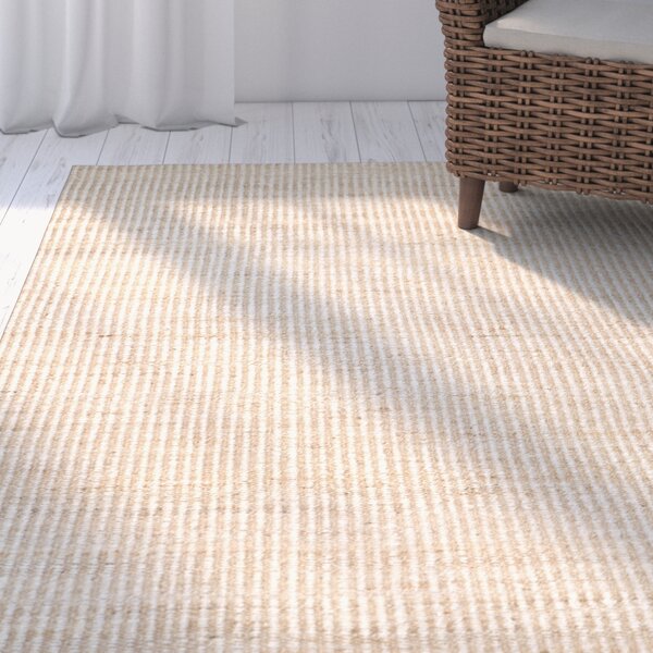 Greene Hand Woven Ivory Area Rug by Beachcrest Home