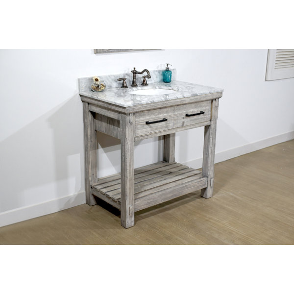 Adam 37 Single Bathroom Vanity Set by Millwood Pines