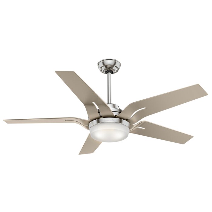 56 Correne 5 Blade Led Ceiling Fan With Remote And Light Kit Included