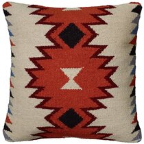 Red Southwest Stripe Pillow Slip Covers