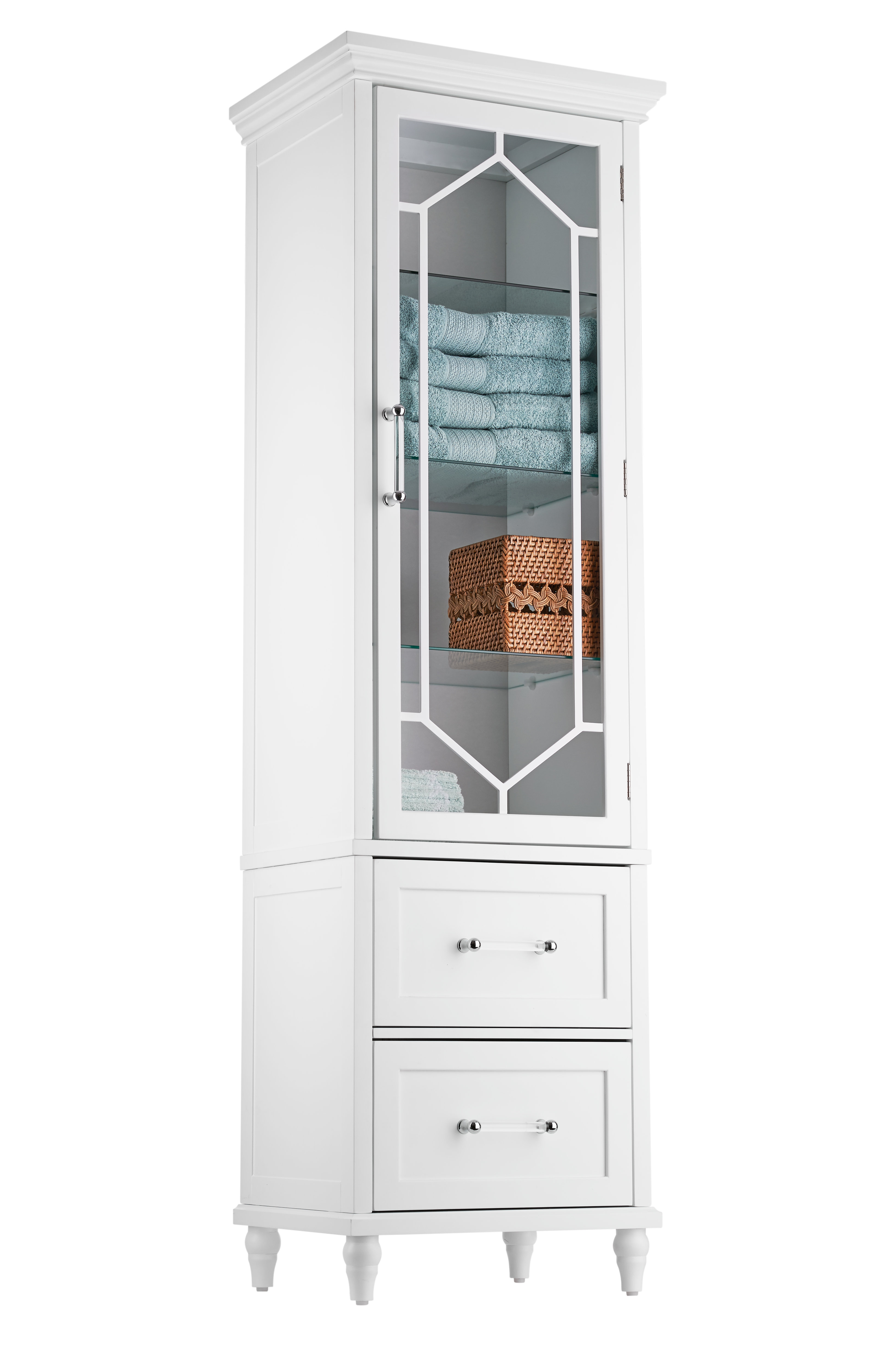 Alcott Hill Ola 18 W X 60 H 14 D Linen Storage Tower Alcott Hill Ola 18 W X 60 H 14 D