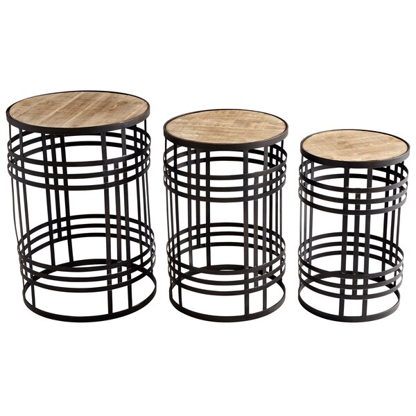 Banded About 3 Piece Nesting Tables By Cyan Design