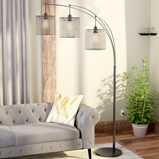 Wire Cage Floor Lamp Wayfair Elle 87 Tree Floor Lamp