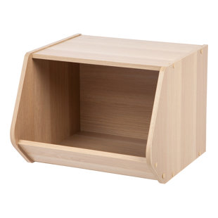 Stacking Vegetable Bins Wood Wayfair Quickview