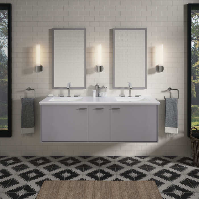 Kohler Jute Tones 60 Vanity Base Only 2 Sink Bathroom Vanity Base