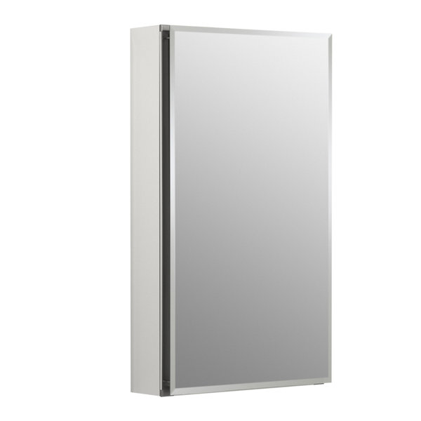 15 x 26 Aluminum Single-Door Medicine Cabinet by Kohler