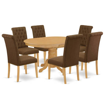 Corrigan Studio Runyan 7 Piece Dining Set Wayfair