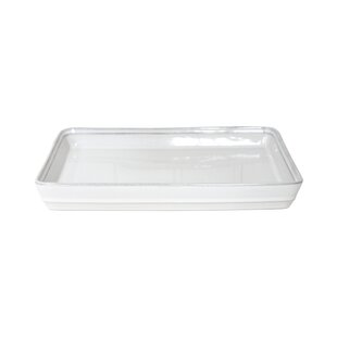 small white ceramic tray