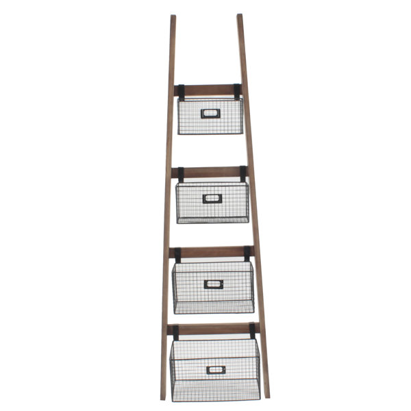 Tallulah Wall Shelf Ladder Bookcase by Gracie Oaks