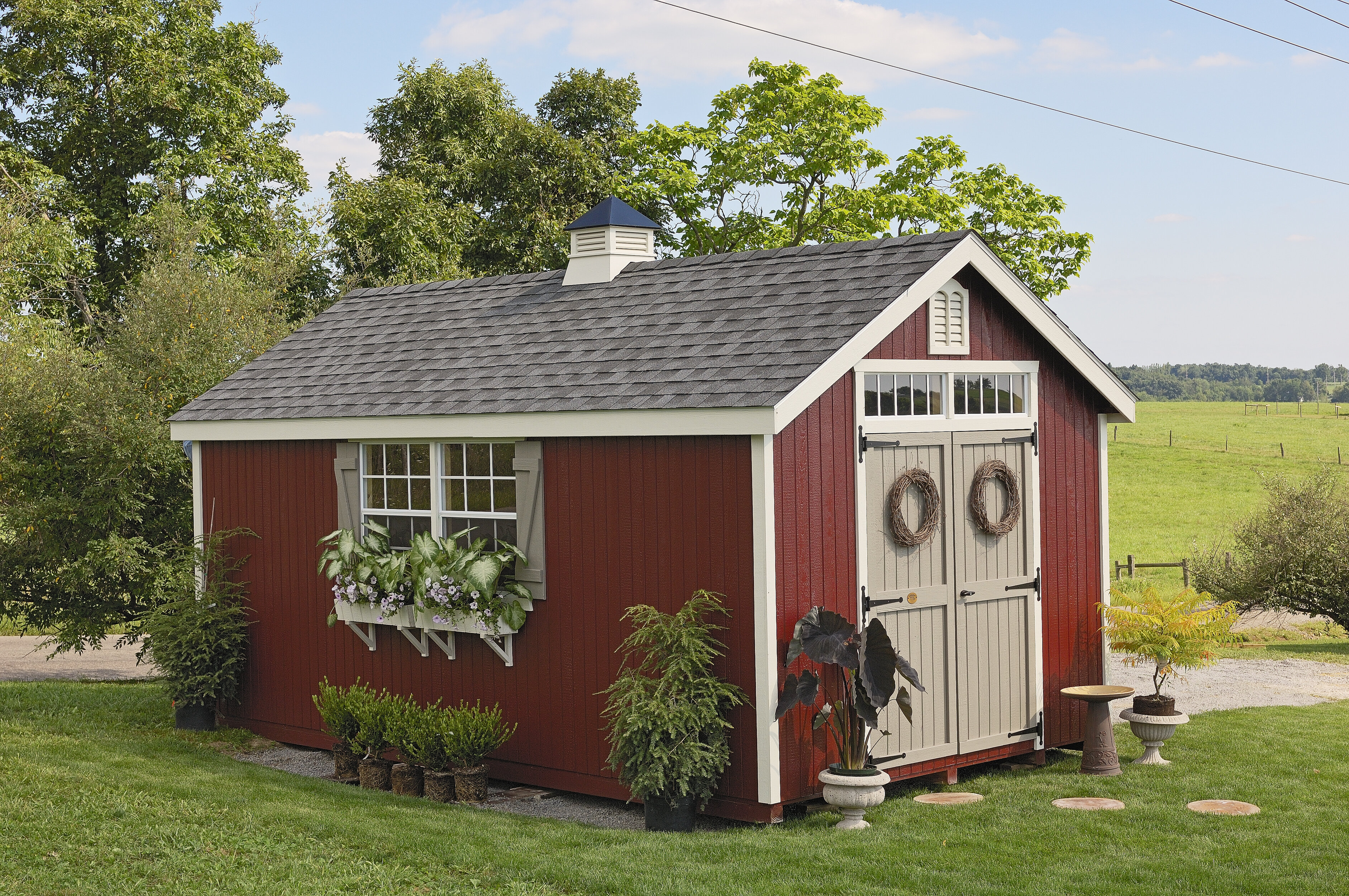 Little Cottage Company Colonial Williamsburg Wooden Storage Shed