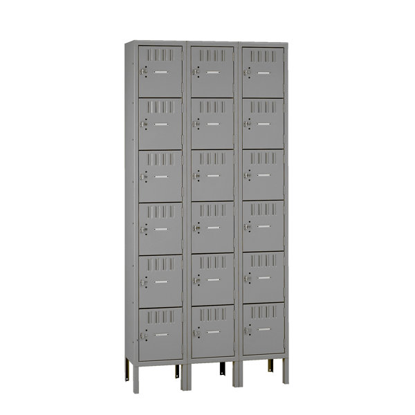 6 Tier 3 Wide Employee Locker by Tennsco Corp.