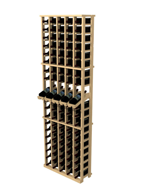 Wine Cellar Rustic Pine 100 Bottle Wall Mounted Wine Rack & Reviews