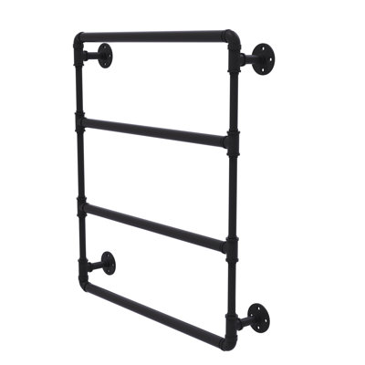 Bayer 36" Wall Mounted Ladder Towel Bar Williston Forge Finish: Matte Black