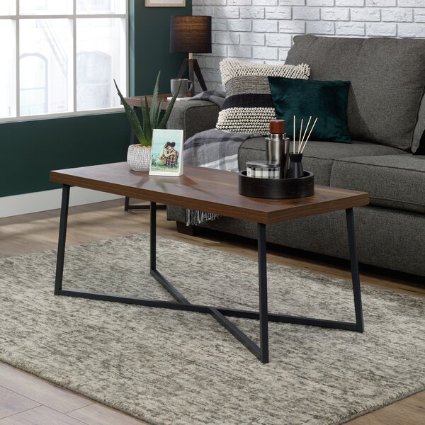Aubrianna Cross Legs Coffee Table By Union Rustic