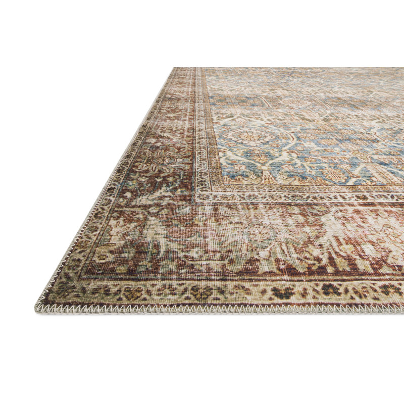 Djanira Persian Inspired Ocean Rust Area Rug Reviews Joss Main Djanira Persian Inspired Ocean Rust