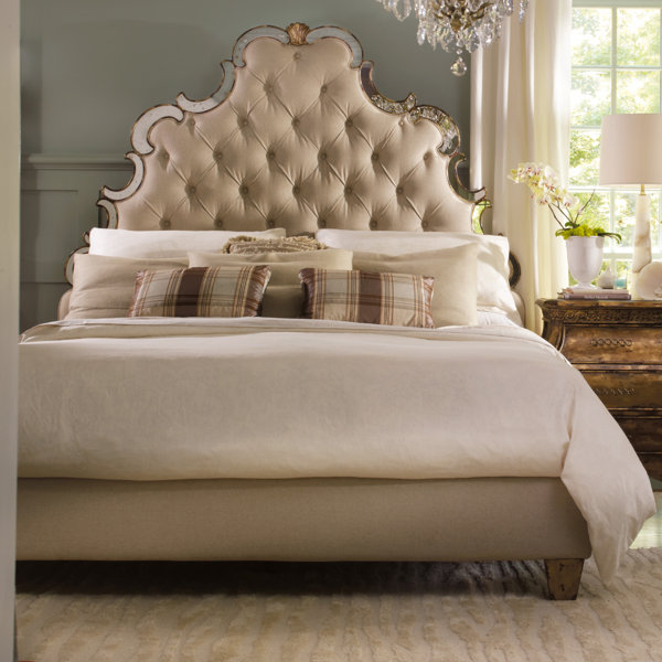 Sanctuary Upholstered Panel Bed by Hooker Furniture
