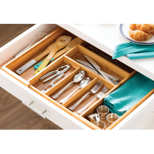 Bamboo Drawer Organizers You Ll Love Wayfair 2 625 H X 23 W 18 D Drawer Organizer