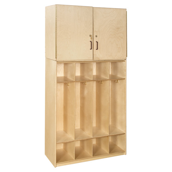 Contender 4 Tier 4 Wide Home Locker by Wood Designs