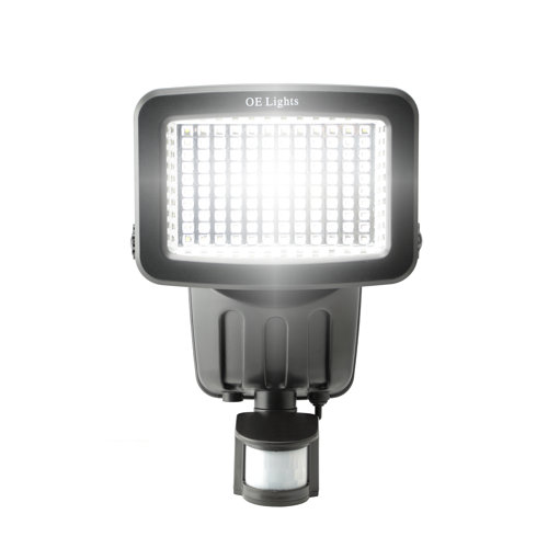 120 SMD LED Solar Security Light in Black OE Lights Finish: Black