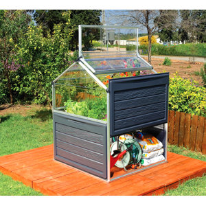 Palram 3.8 Ft. W x 3.8 Ft. D Mini Greenhouse