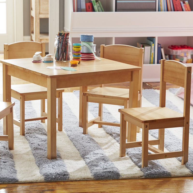 kidkraft farmhouse table and chair set white