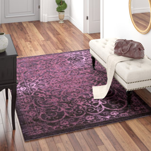 Light Purple Rug Wayfair Landen Purple Area Rug