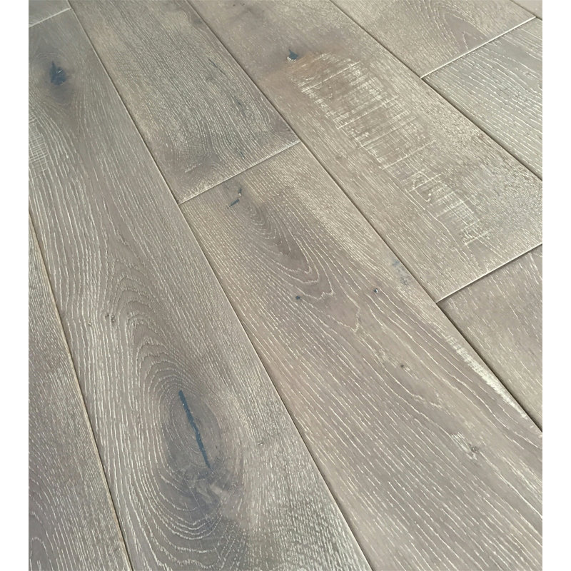 Jasmine 6 Solid Oak Hardwood Flooring In Distressed Driftwood Jasmine 6 Solid Oak Hardwood Flooring In Distressed Driftwood